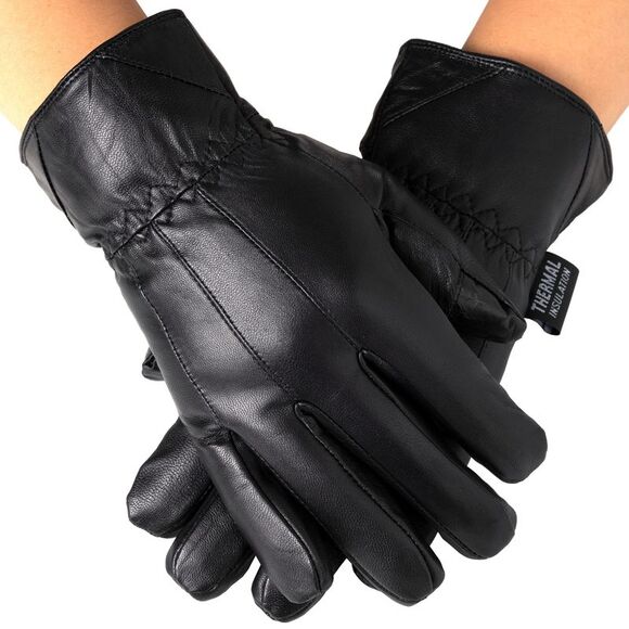 Alpine Swiss Other - Alpine Swiss Mens Touch Screen Gloves Leather Thermal Lined Phone Texting Gloves